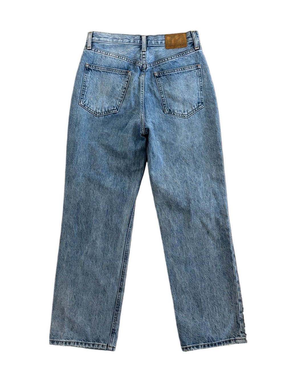 Denim Forum The Joni High Rise Loose Jeans Blue Size 24 - Picture 5 of 11